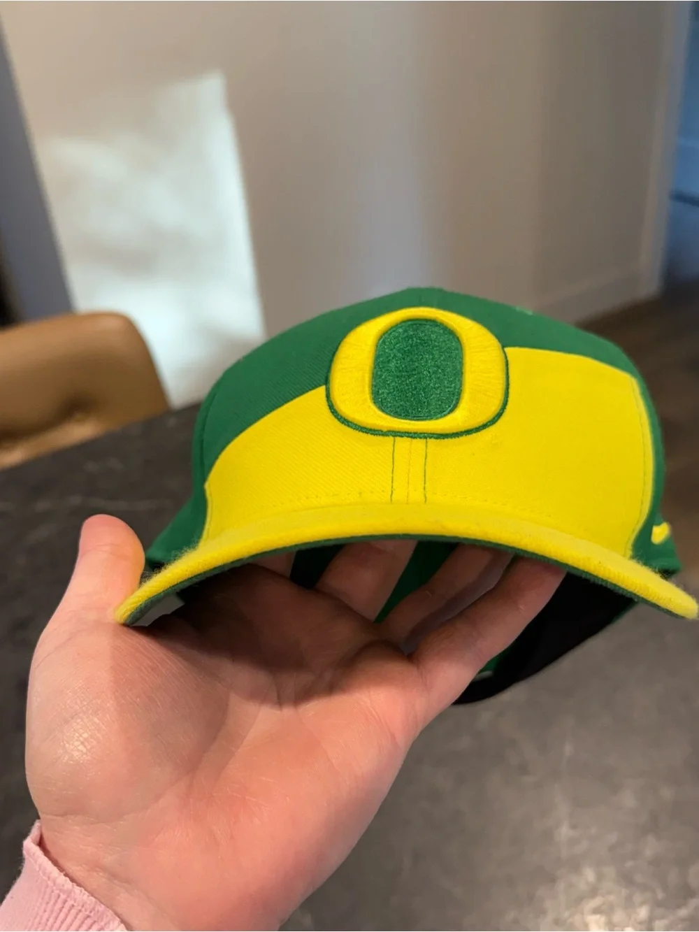 Nike Oregon Ducks classic 99 fitted hat OSFM green yellow